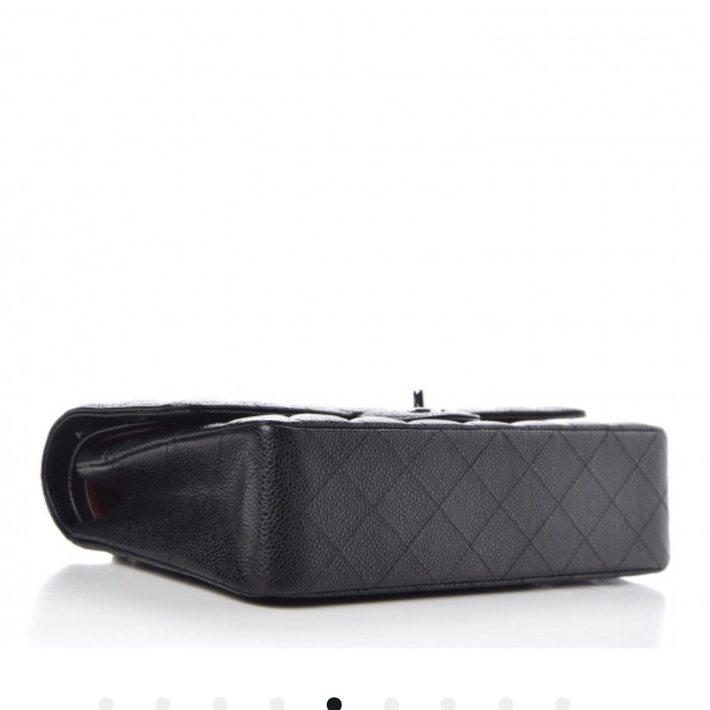 Authentic CHANEL Caviar Medium Double Flap Bag - Picture 3 of 8